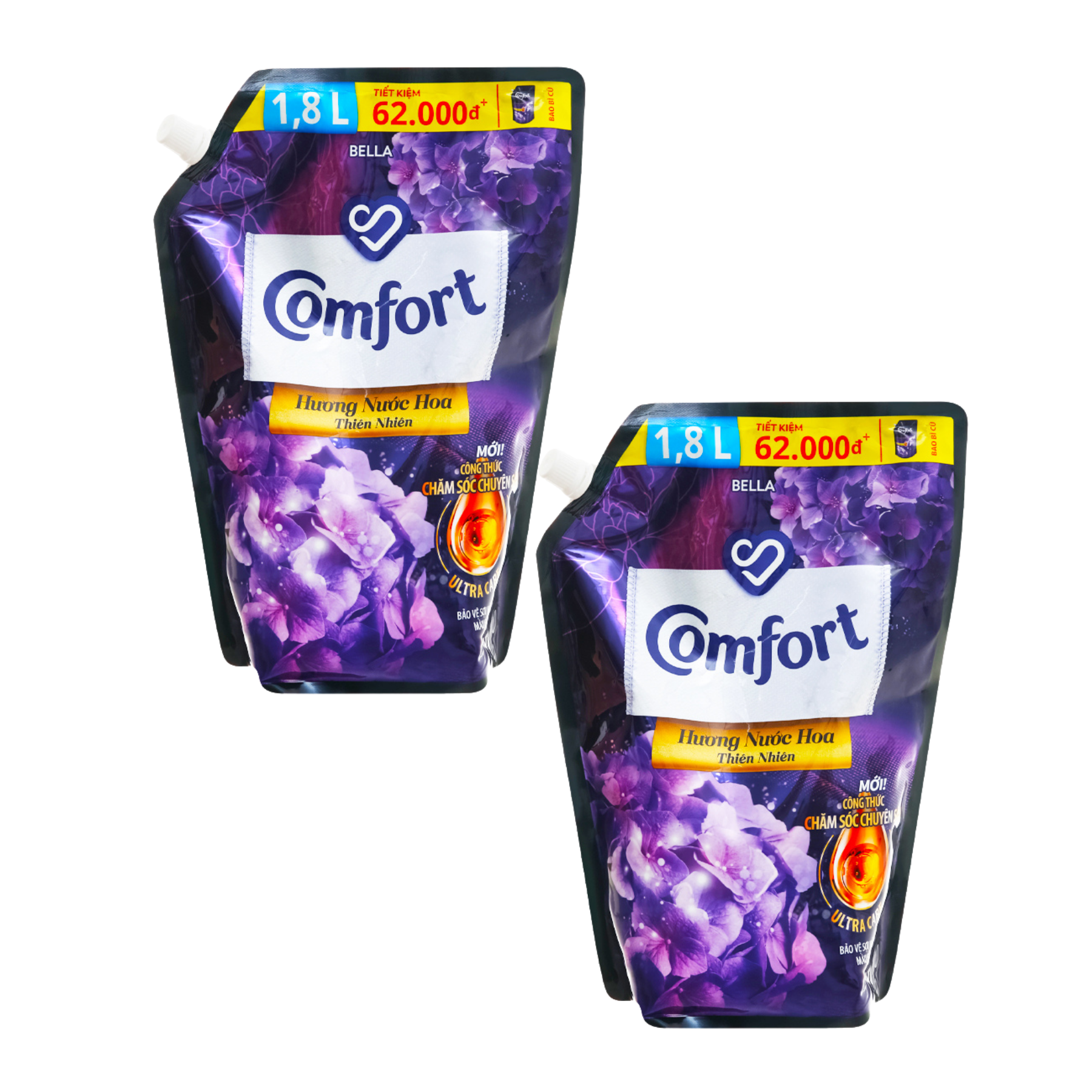 Comfort hương nước hoa thiên nhiên tinh tế, quyến rũ, diệu kỳ 1,8l 0